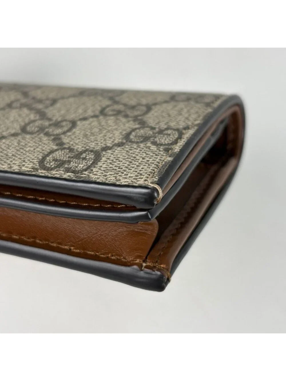 Gucci Bifold Wallet GG Pattern Brown - Picture 3 of 6